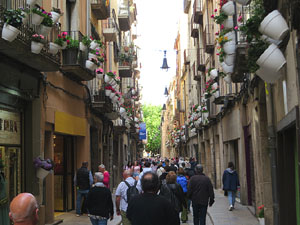 Temps de Flors 2025. Carrer Ballesteries