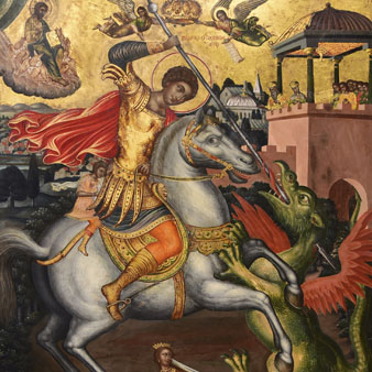 Cartell de la X Consueta de Sant Jordi