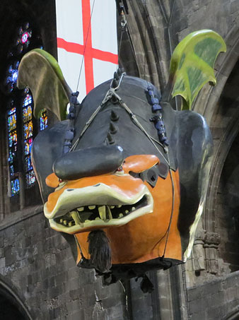 El Drac a la nau de la Catedral
