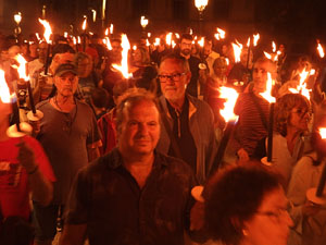 Diada Nacional 2026. XVIII Marxa de Torxes de Girona pels carrers del Barri Vell de Girona