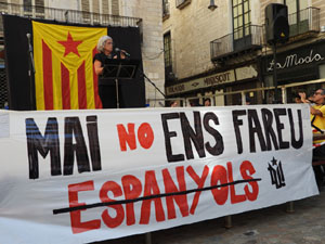 Diada Nacional 2026. Concentraci&oacute; a la pla&ccedil;a del Vi