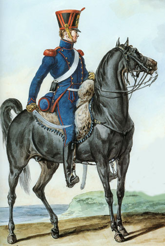 Oficial d'Artilleria napole&ograve;nica 1812-1814