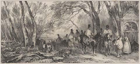 Patrulla francesa durant la revolta belga, 1830