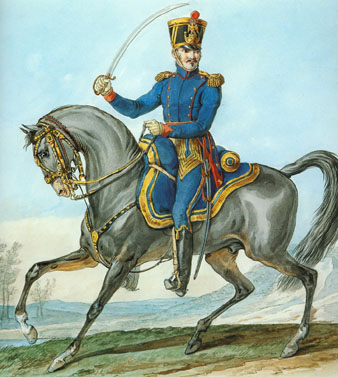 Coronel de l'Artilleria napole&ograve;nica 1812-1814