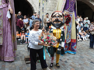 Toc de Rams. Cerim&ograve;nia del canvi de rams de les gegantes