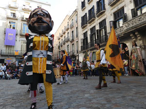 Toc de Rams. Cerim&ograve;nia del canvi de rams de les gegantes