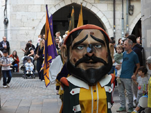 Toc de Rams. Cerim&ograve;nia del canvi de rams de les gegantes