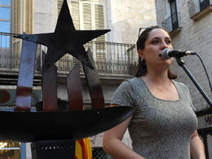 Arribada a la pla&ccedil;a del Vi i ball de l'&Agrave;liga de la Ciutat
