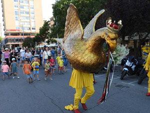 Cercavila de la Flama del Canig&oacute; 2026 fins la pla&ccedil;a del Vi