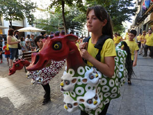 Cercavila de la Flama del Canig&oacute; 2026 fins la pla&ccedil;a del Vi