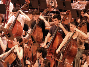 Festival Notes al parc 2026. Assaig de la Jove Orquestra de les Comarques Gironines
