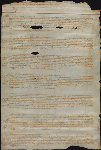 Capbreu dels dies 1, 4, 5 i 12 d'abril de 1348 on s'esmenta aquest pont