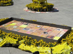 Temps de Flors 2026. Pla&ccedil;a de Jacint Verdaguer, dalt