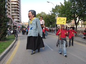 Trobada de gegants: la cercavila