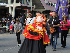 Trobada de gegants: la cercavila