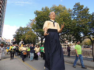 Trobada de gegants: la cercavila
