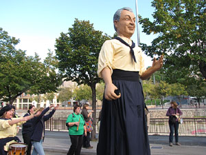 Trobada de gegants: la cercavila