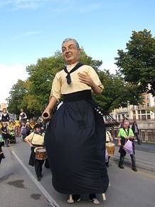 Trobada de gegants: la cercavila