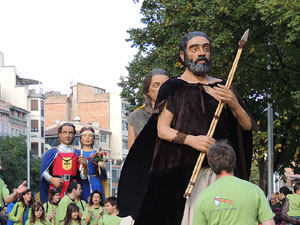 Trobada de gegants: la cercavila