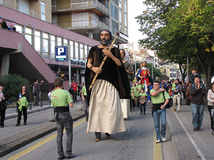 Trobada de gegants: la cercavila