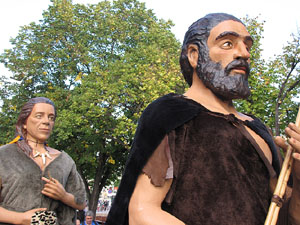 Trobada de gegants: la cercavila