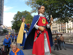 Trobada de gegants: la cercavila