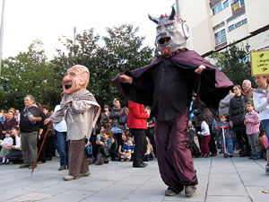 Trobada de gegants: la cercavila