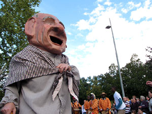 Trobada de gegants: la cercavila