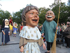 Trobada de gegants: la cercavila