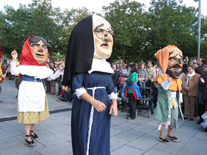 Trobada de gegants: la cercavila