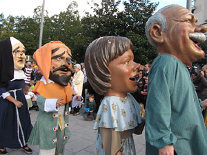 Trobada de gegants: la cercavila