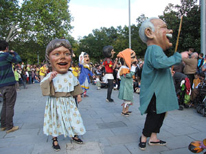 Trobada de gegants: la cercavila