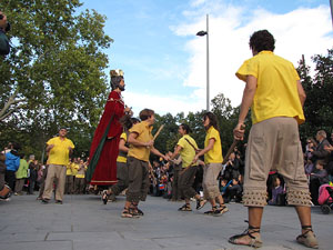 Trobada de gegants: la cercavila