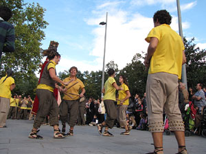 Trobada de gegants: la cercavila