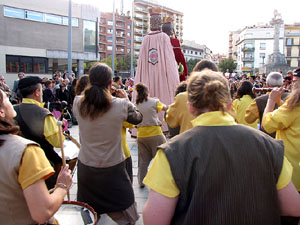 Trobada de gegants: la cercavila