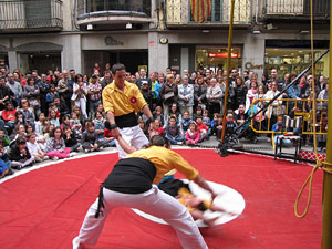 Espectacle de circ a c&agrave;rrec de CIRCO LOS