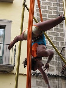 Espectacle de circ a c&agrave;rrec de CIRCO LOS