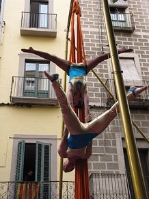 Espectacle de circ a c&agrave;rrec de CIRCO LOS