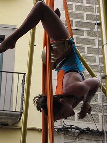 Espectacle de circ a c&agrave;rrec de CIRCO LOS