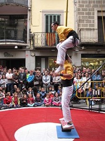 Espectacle de circ a c&agrave;rrec de CIRCO LOS
