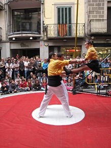 Espectacle de circ a c&agrave;rrec de CIRCO LOS