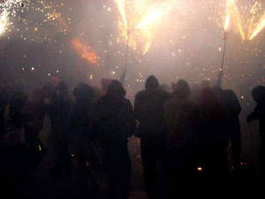Fires de Sant Narc&iacute;s 2013. El correfoc. 25 anys dels Diables de l'Onyar
