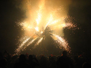 Fires de Sant Narc&iacute;s 2013. El correfoc. 25 anys dels Diables de l'Onyar