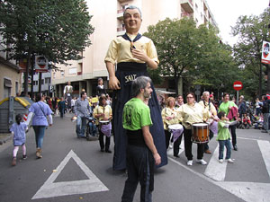 Fires de Sant Narc&iacute;s 2013. Trobada de gegants: la cercavila