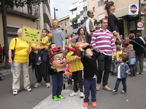 Fires de Sant Narc&iacute;s 2013. Trobada de gegants: la cercavila