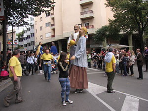 Fires de Sant Narc&iacute;s 2013. Trobada de gegants: la cercavila