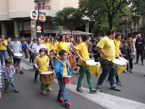 Fires de Sant Narc&iacute;s 2013. Trobada de gegants: la cercavila