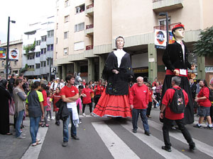 Fires de Sant Narc&iacute;s 2013. Trobada de gegants: la cercavila