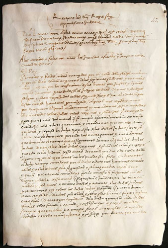 Document d'expulsió. Manual d'Acords, 20 abril de 1492