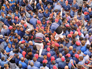 Fires de Girona 2014. Diada castellera amb Marrecs de Salt, Minyons de Terrassa i Capgrossos de Matar&oacute;